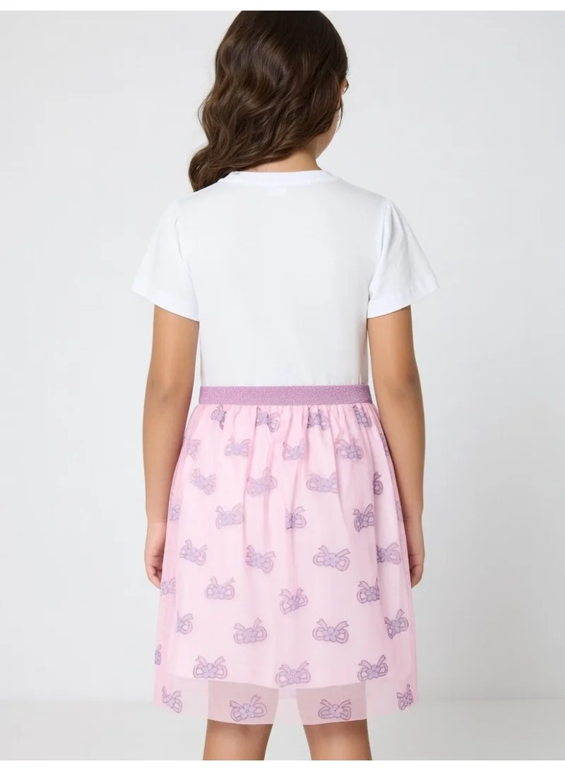 كورومي كورومي | فستان تول | أبيض